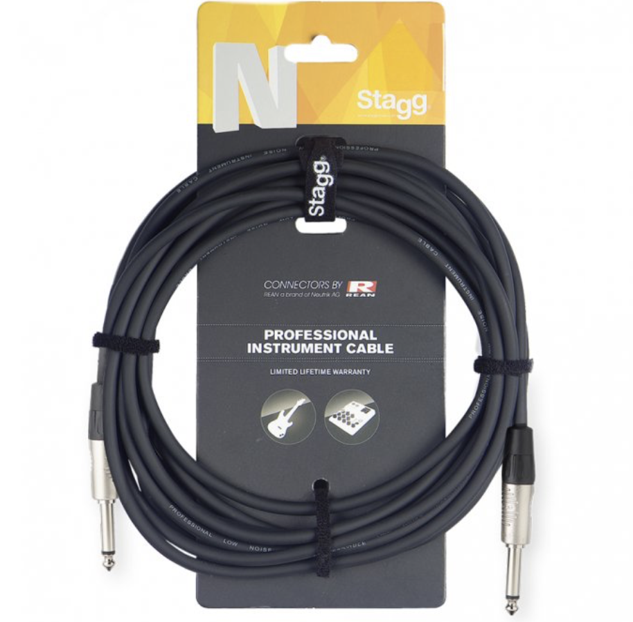 STAGG Instrumentenkabel, Klinke / Klinke (m/m) 1,5 m