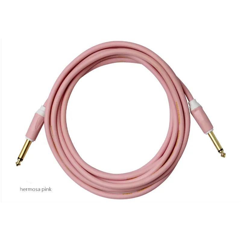 ROXOR Instrumentenkabel / Gitarrenkabel 3 m Pink
