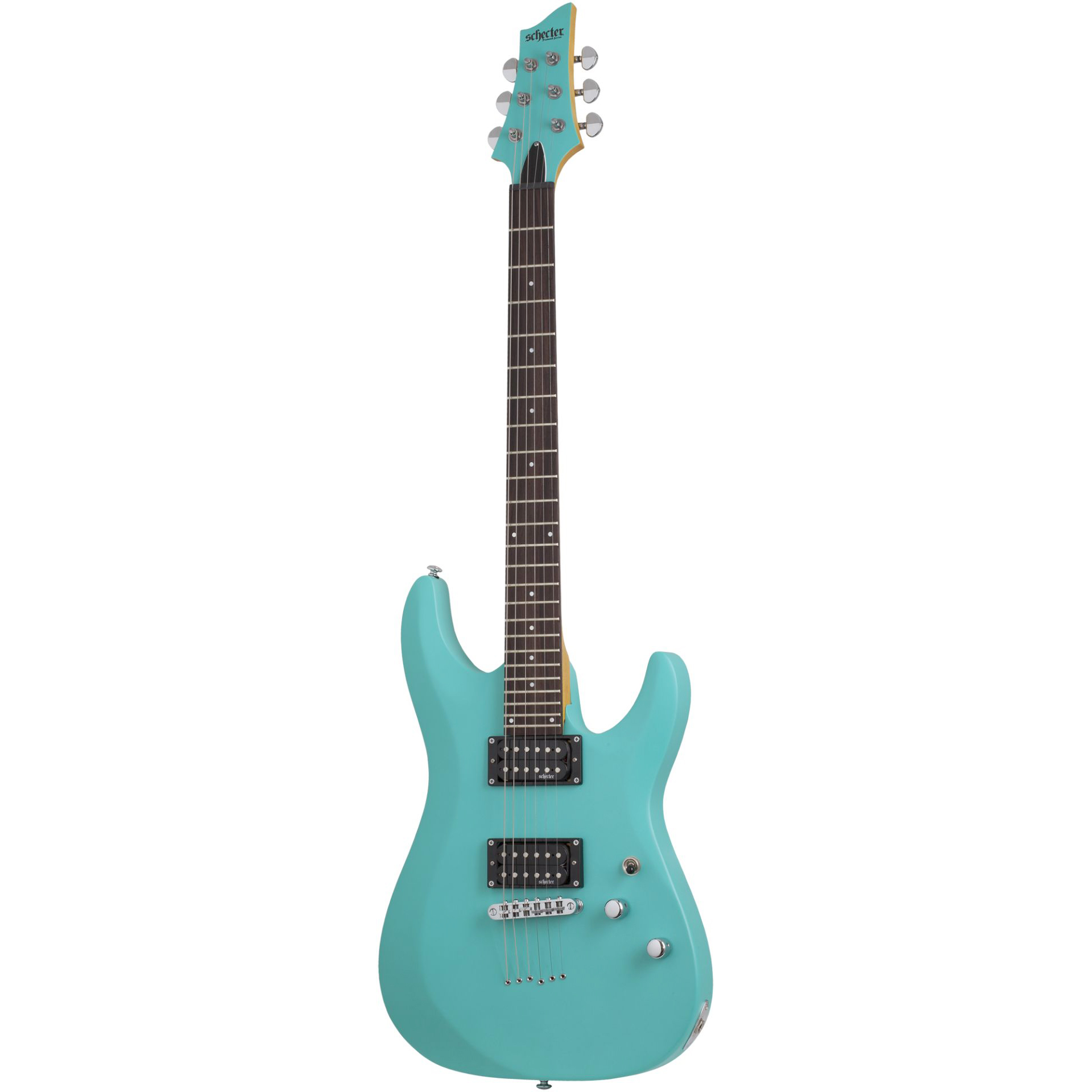 SCHECTER C-6 Deluxe Satin Aqua SC428