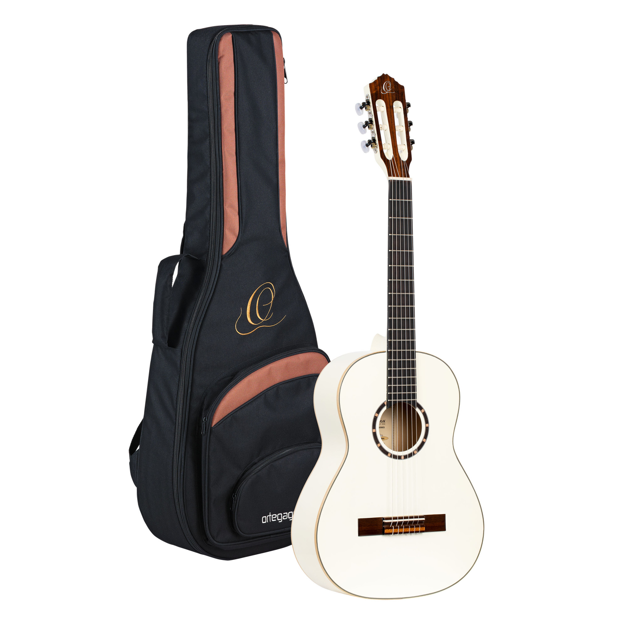 ORTEGA R121-3/4WH 3/4 Konzertgitarre - Weiß - inkl Bag