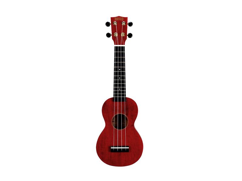 MAHALO MS1-TRD Sopranukulele Slim Line Transparent Red mit Tasche