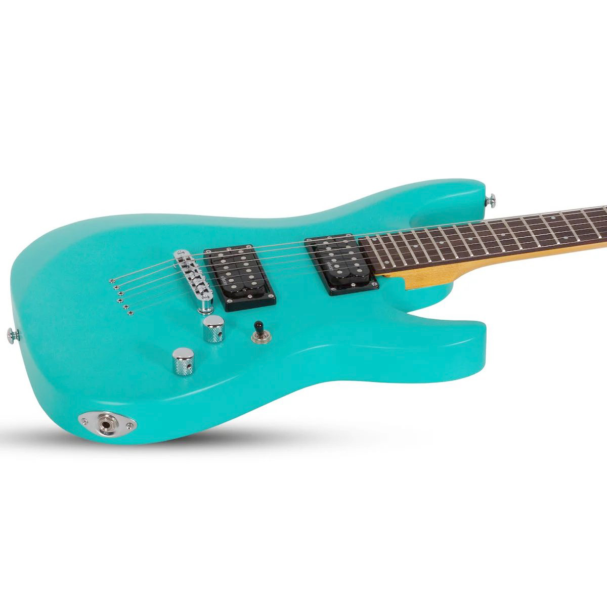 SCHECTER C-6 Deluxe Satin Aqua SC428