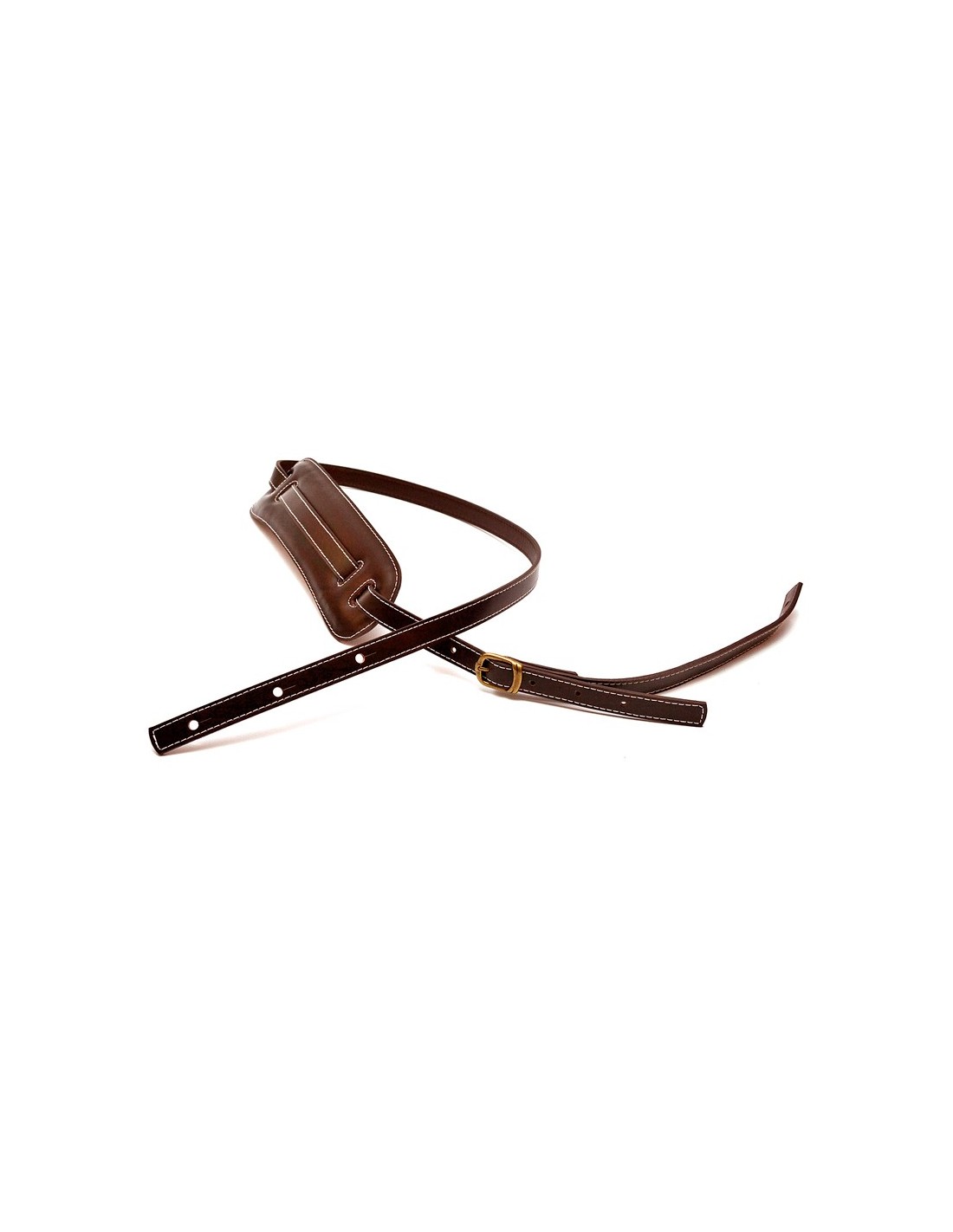 rockabilly-slim-2 BOURBON STRAP Rockabilly Slim Brown Gitarrengurt