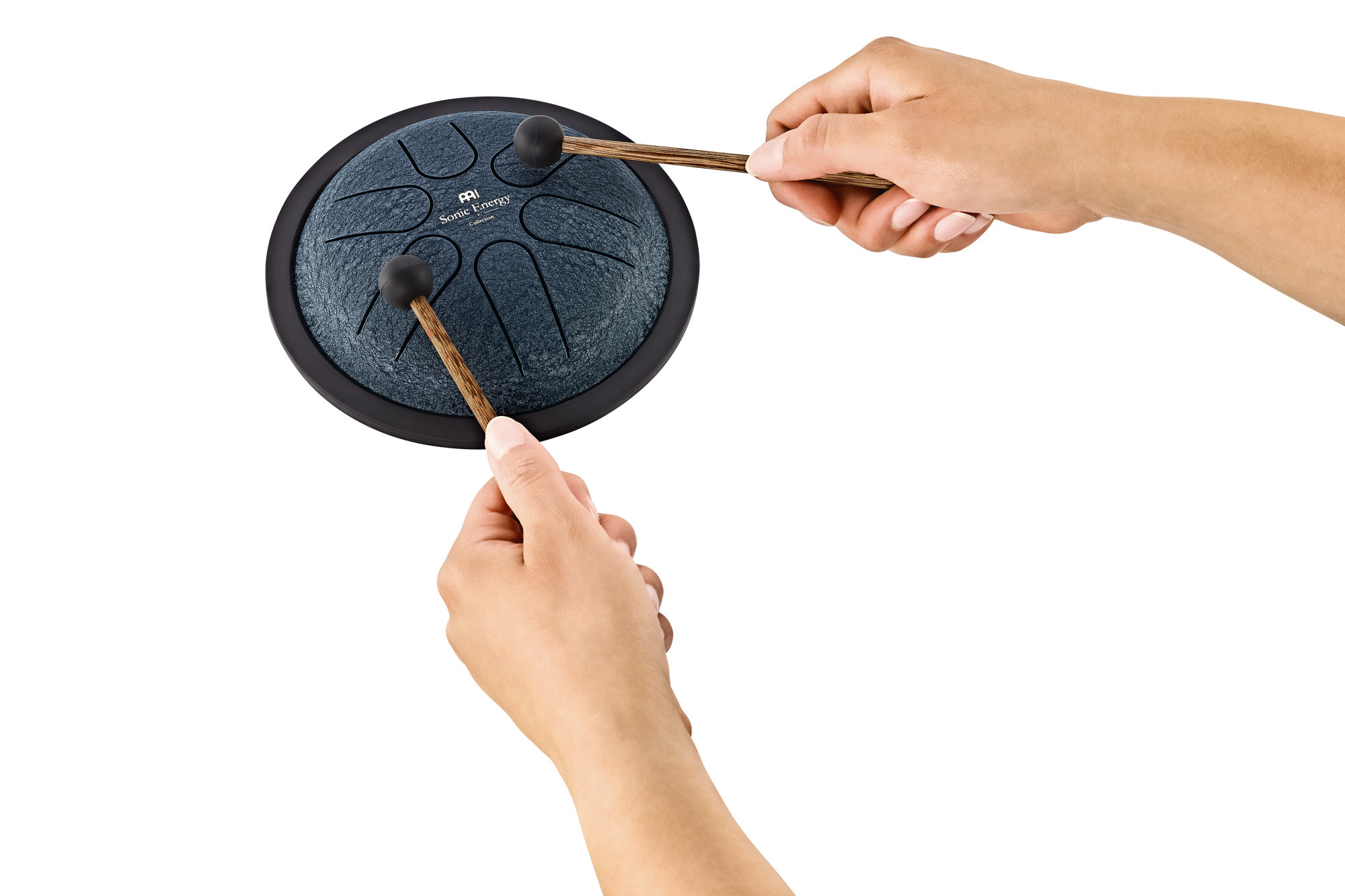 MEINL Sonic Energy MSTD2NB  Mini Steel Tongue Drum 6" - A Dur - 6 Töne - 440Hz - Marineblau