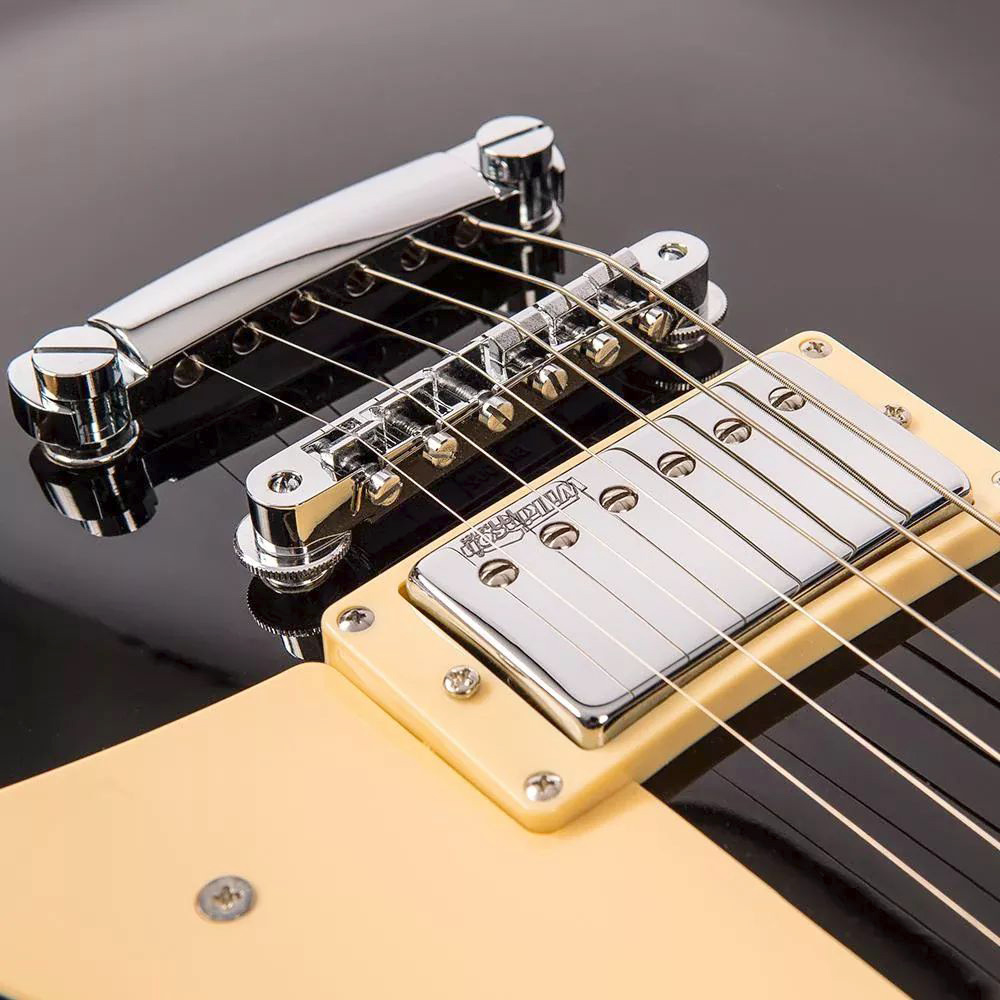 VINTAGE Reissued V100BLK LP-Model E-Gitarre