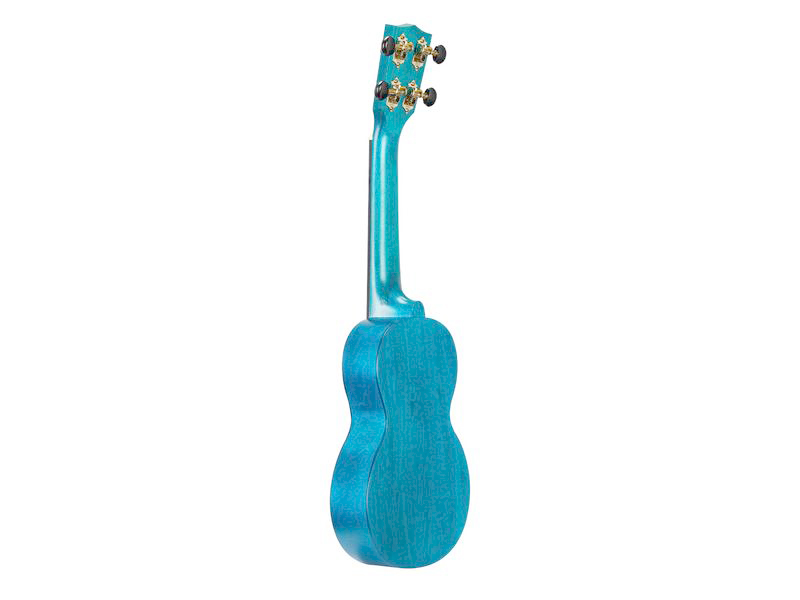 MAHALO MS1-TBU Sopranukulele Slim Line Transparent Blau mit Tasche