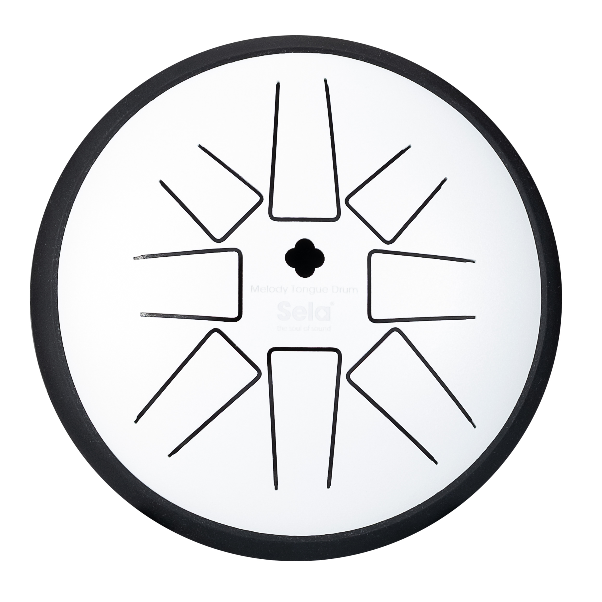 SELA Melody Tongue Drum 6“ G Minor Pentatonic White