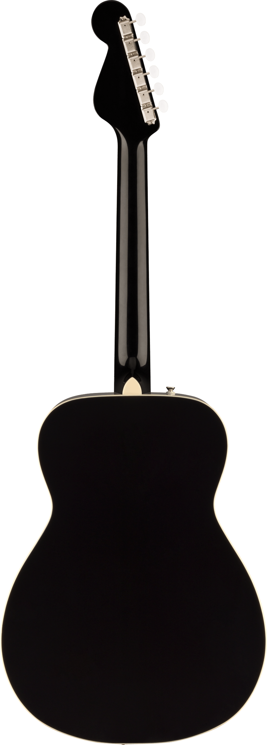 FENDER Malibu Vintage, Ovangkol Fingerboard, Gold Pickguard, Black