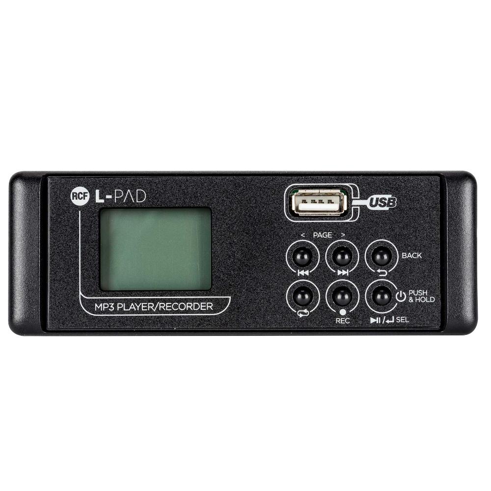 RCF L-PAD Player/Recorder Card