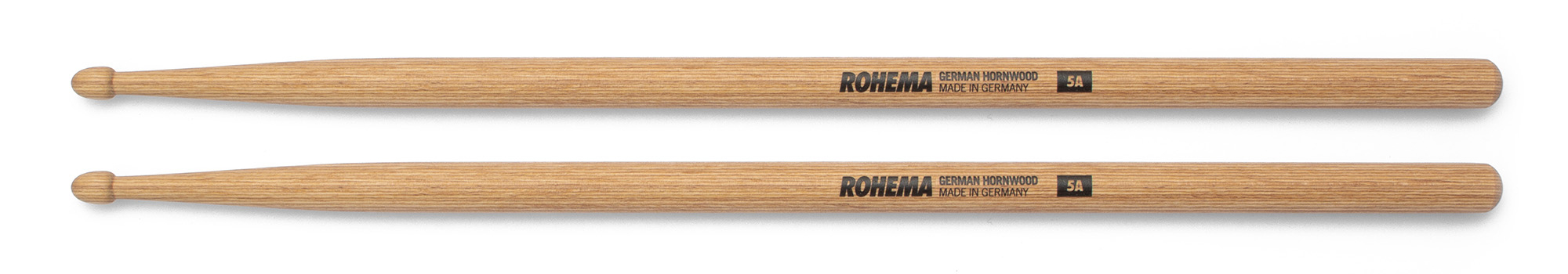 ROHEMA Drumstick 5A Hornwood - German Hornwood lackiert 613233