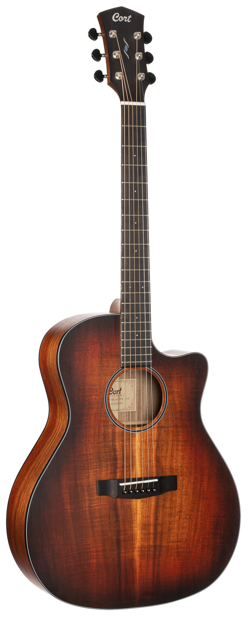 COCOREGAABWOPLB_web_original CORT Westerngitarre, CORE-GA ABW, Open Pore Light Burst, Preamp, Softcase