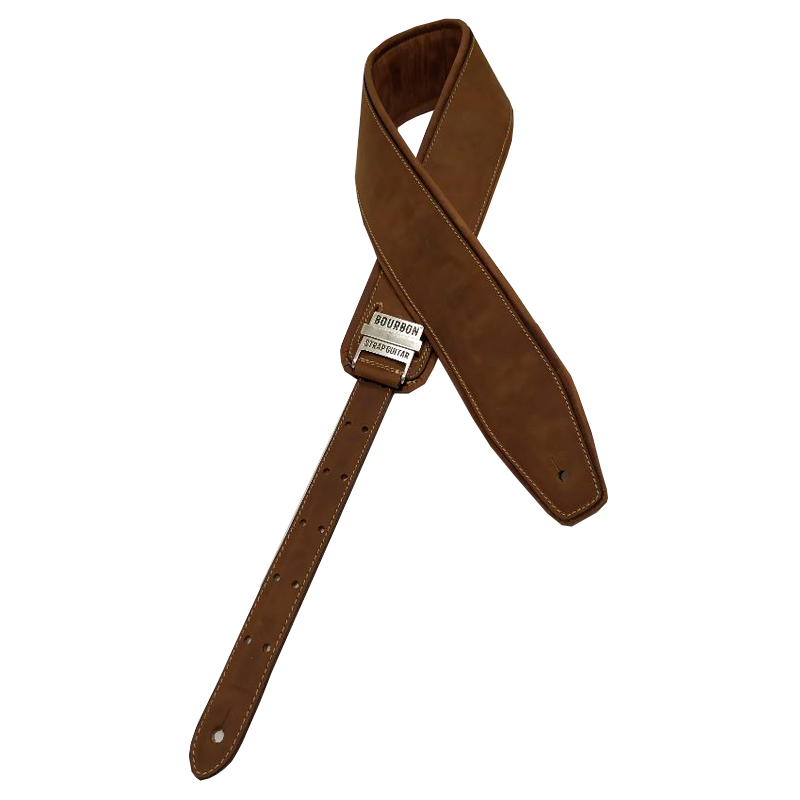 clip-clap-jpg BOURBON STRAP Gitarrengurt Clip Clap Brown