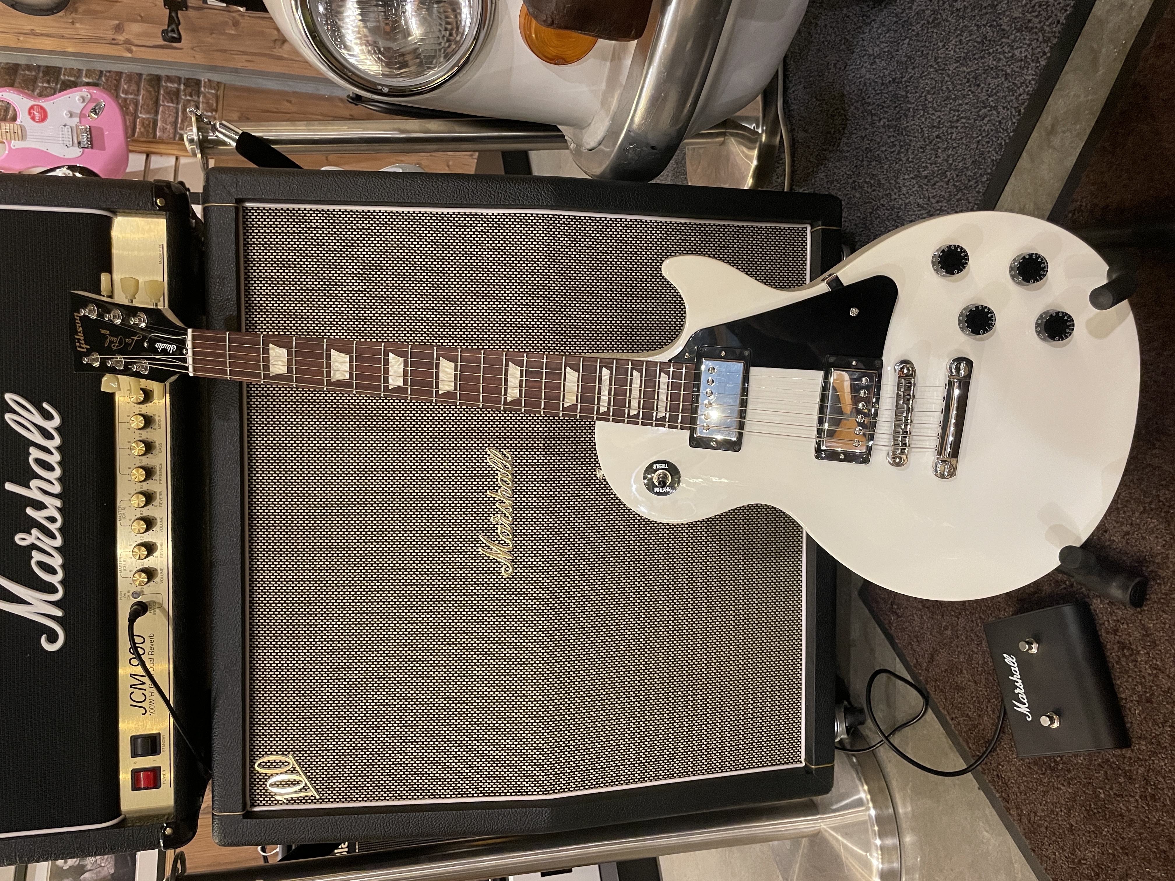 Gibson Les Paul Studio White 2013 – Gebraucht / B-Stock