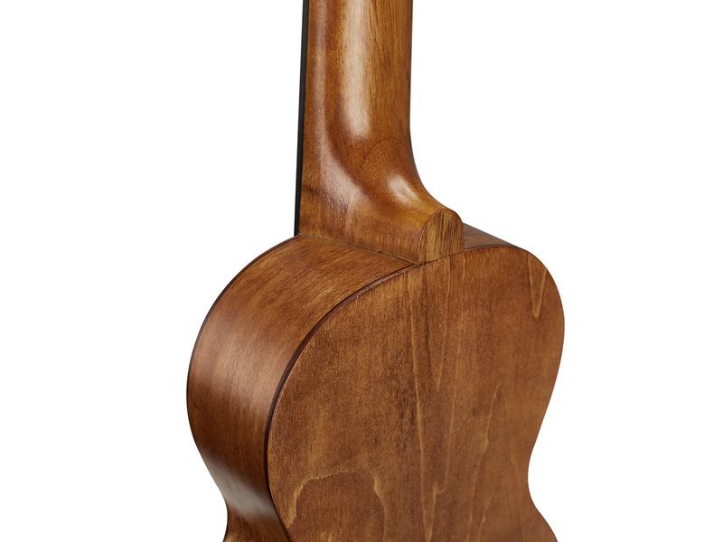 MAHALO MS1-TBR Sopranukulele Slim Line Transparent Brown mit Tasche