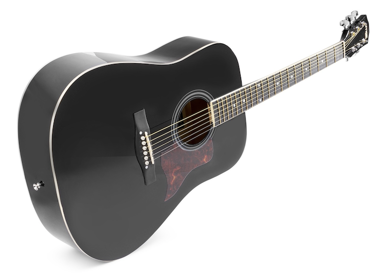 MAX SoloJam Westerngitarren Set inkl Tasche, Stimmgerät uvm. Schwarz