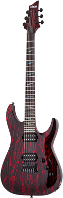 SCHECTER Silver Mountain C-1 Blood Moon