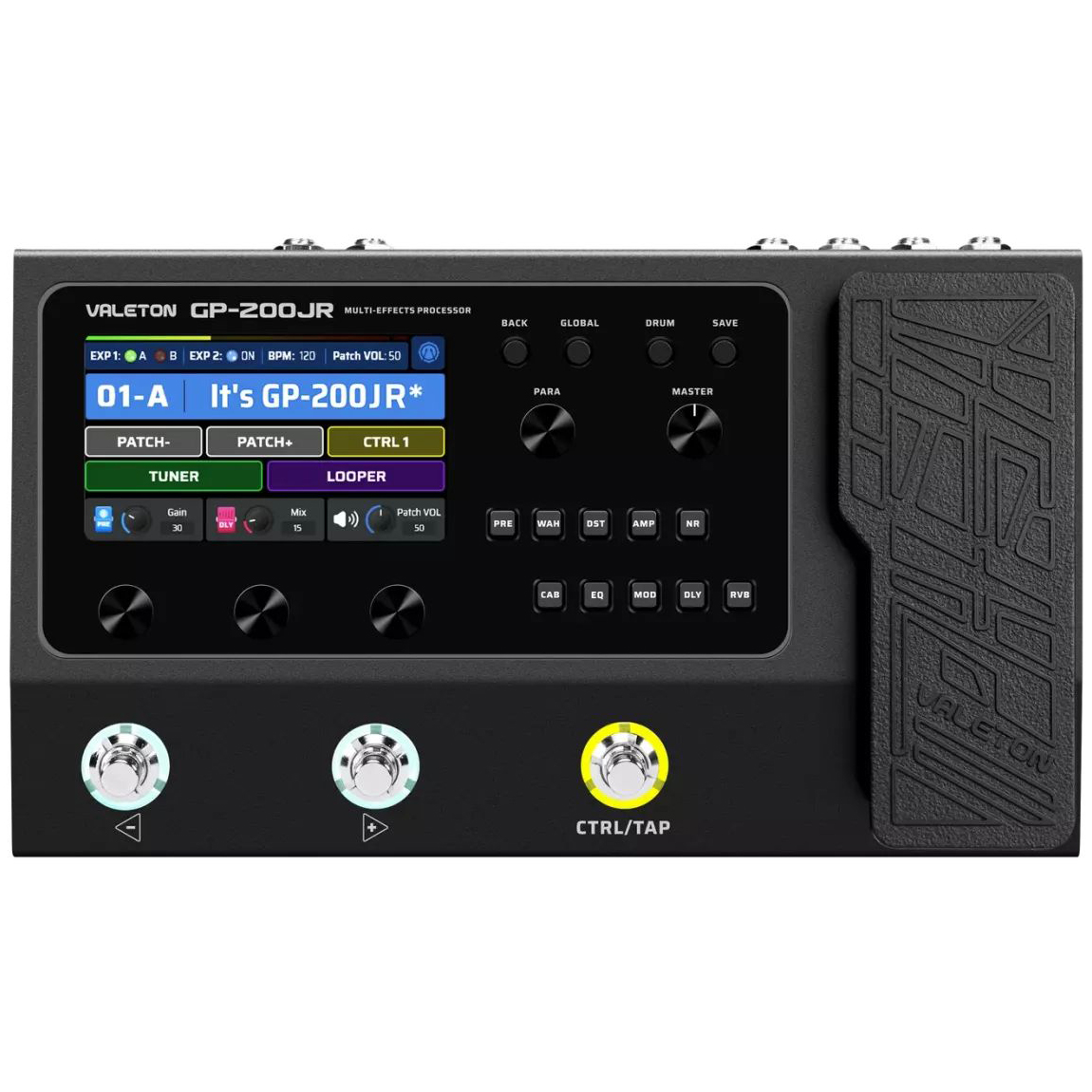 Valeton GP-200JR Multi-Effektgerät für E-Gitarre