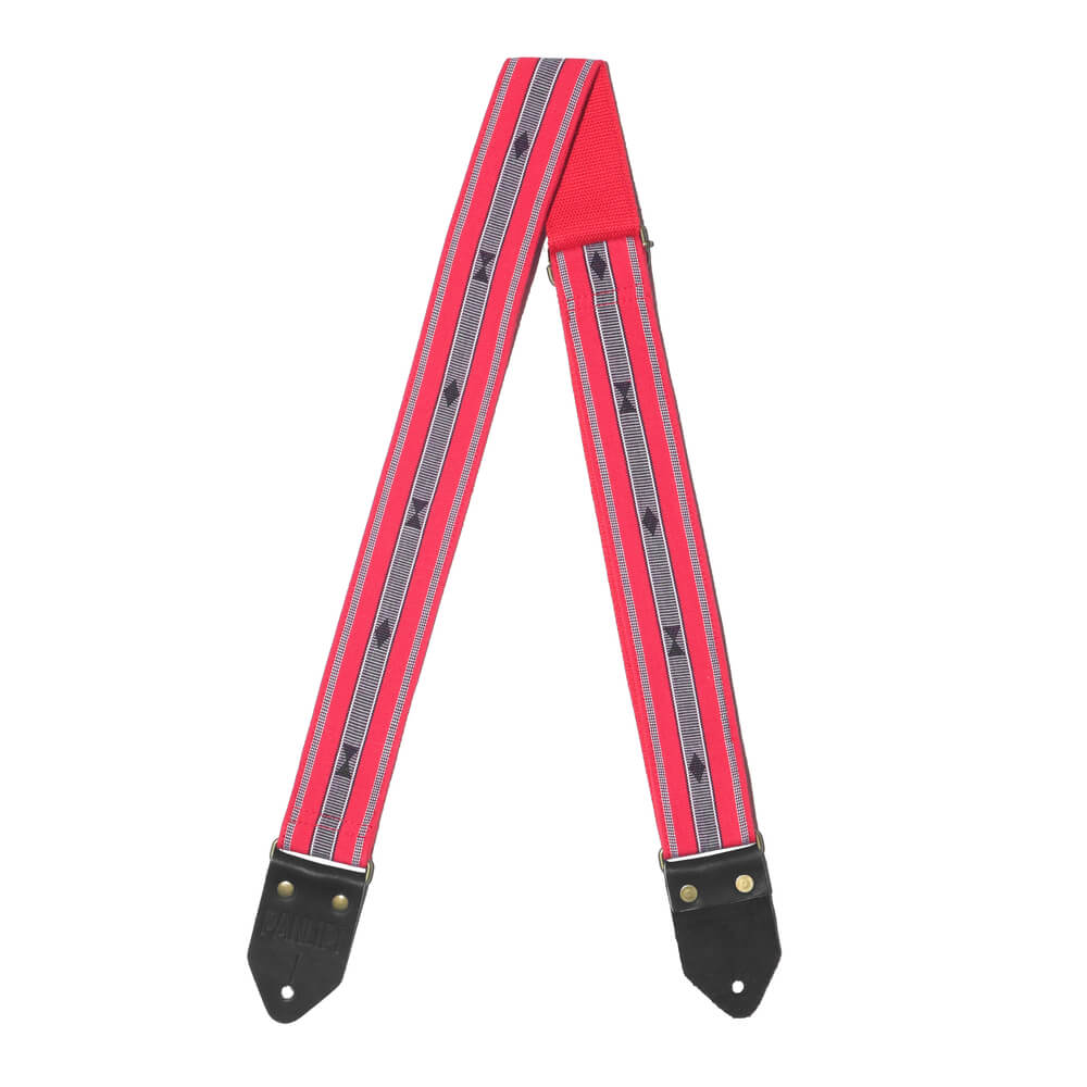 PANLIPI SAG12 Sagada 5x140cm Guitar Strap Red