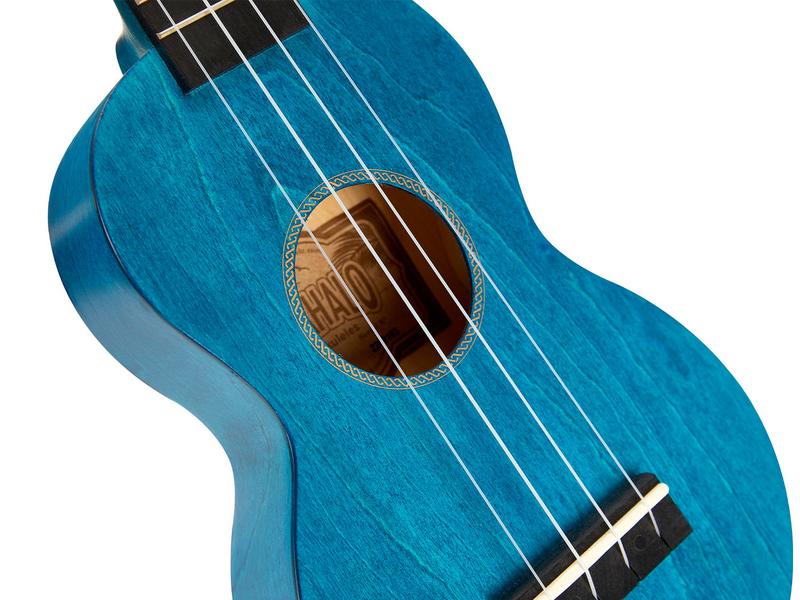 MAHALO MS1-TBU Sopranukulele Slim Line Transparent Blau mit Tasche