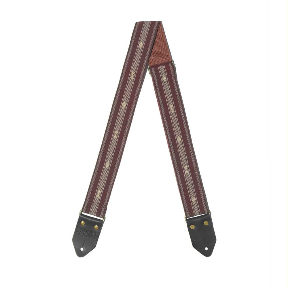 PANLIPI SAG03 Sagada 5x140cm Guitar Strap ChocoBeige