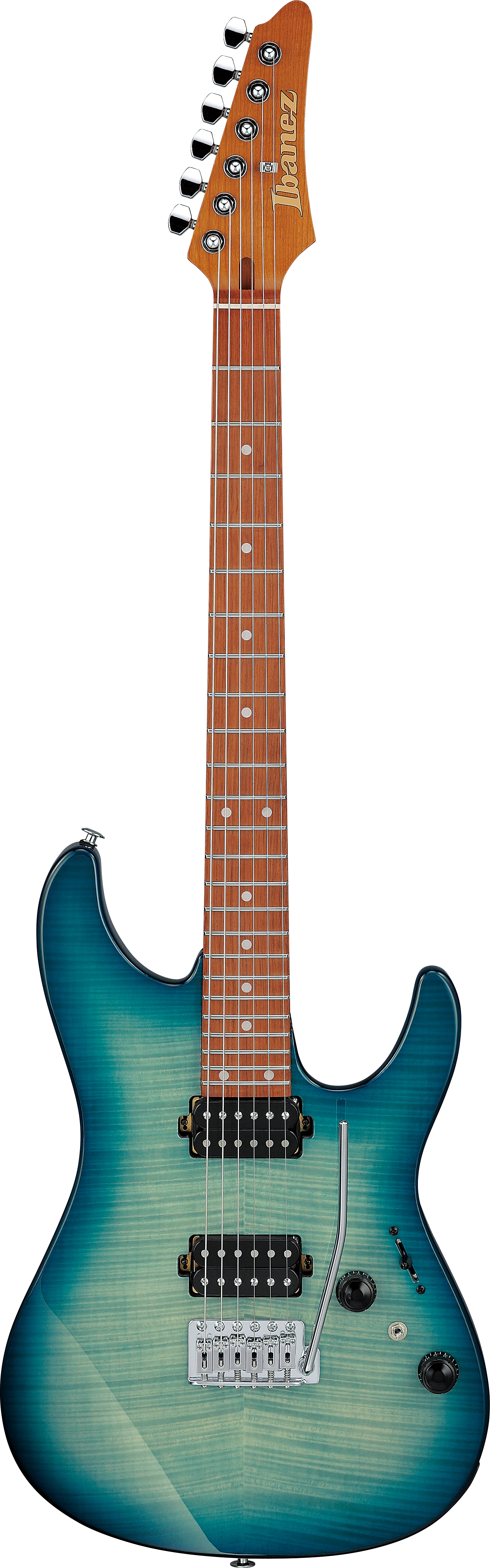 IBANEZ AZ E-Gitarre 6-String - Transparent Turquoise Burst IBANEZ AZ E-Gitarre 6-String - Transparent Turquoise Burst