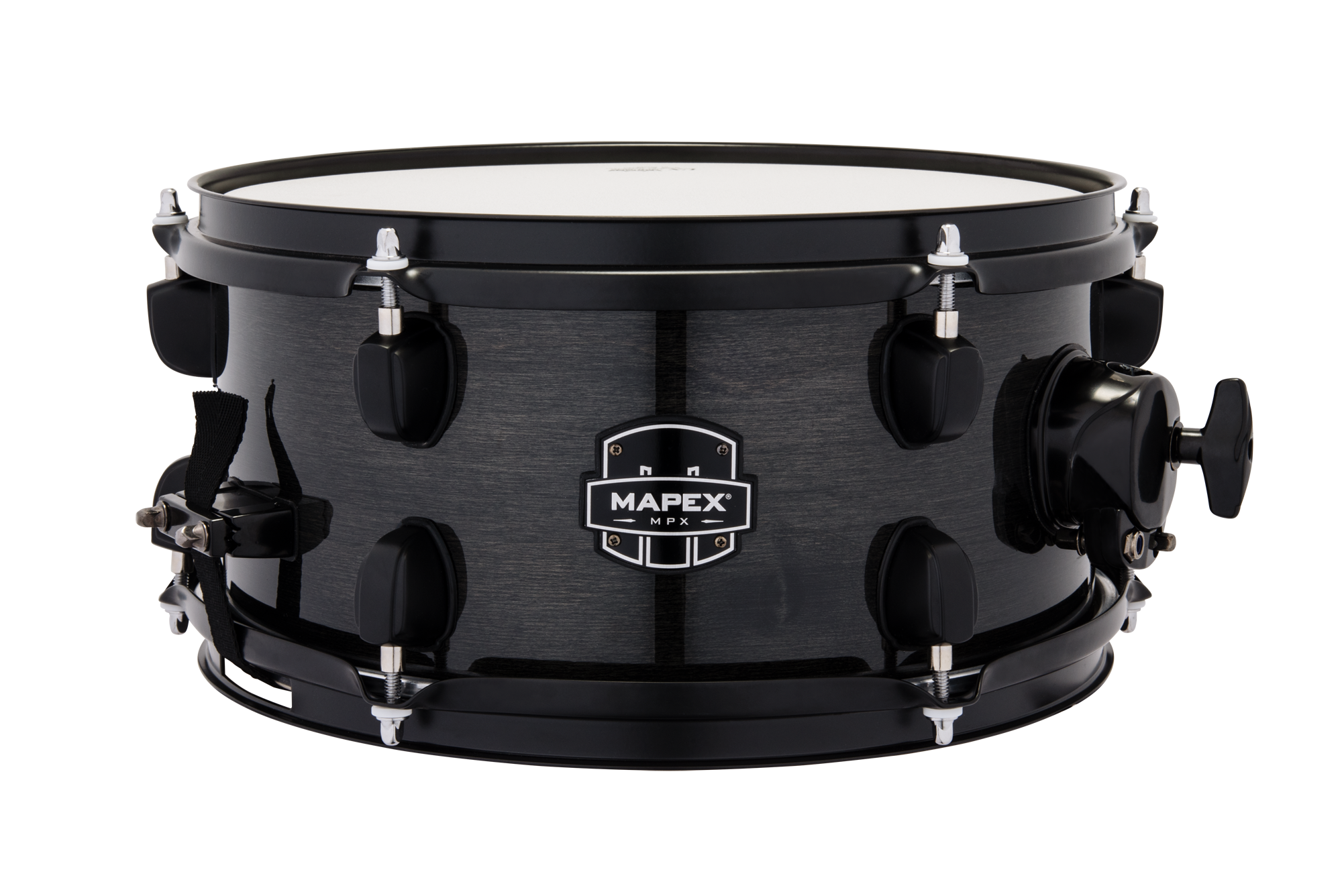 MAPEX Snare MPX Hybrid 12x6 Trans. Midnight Black