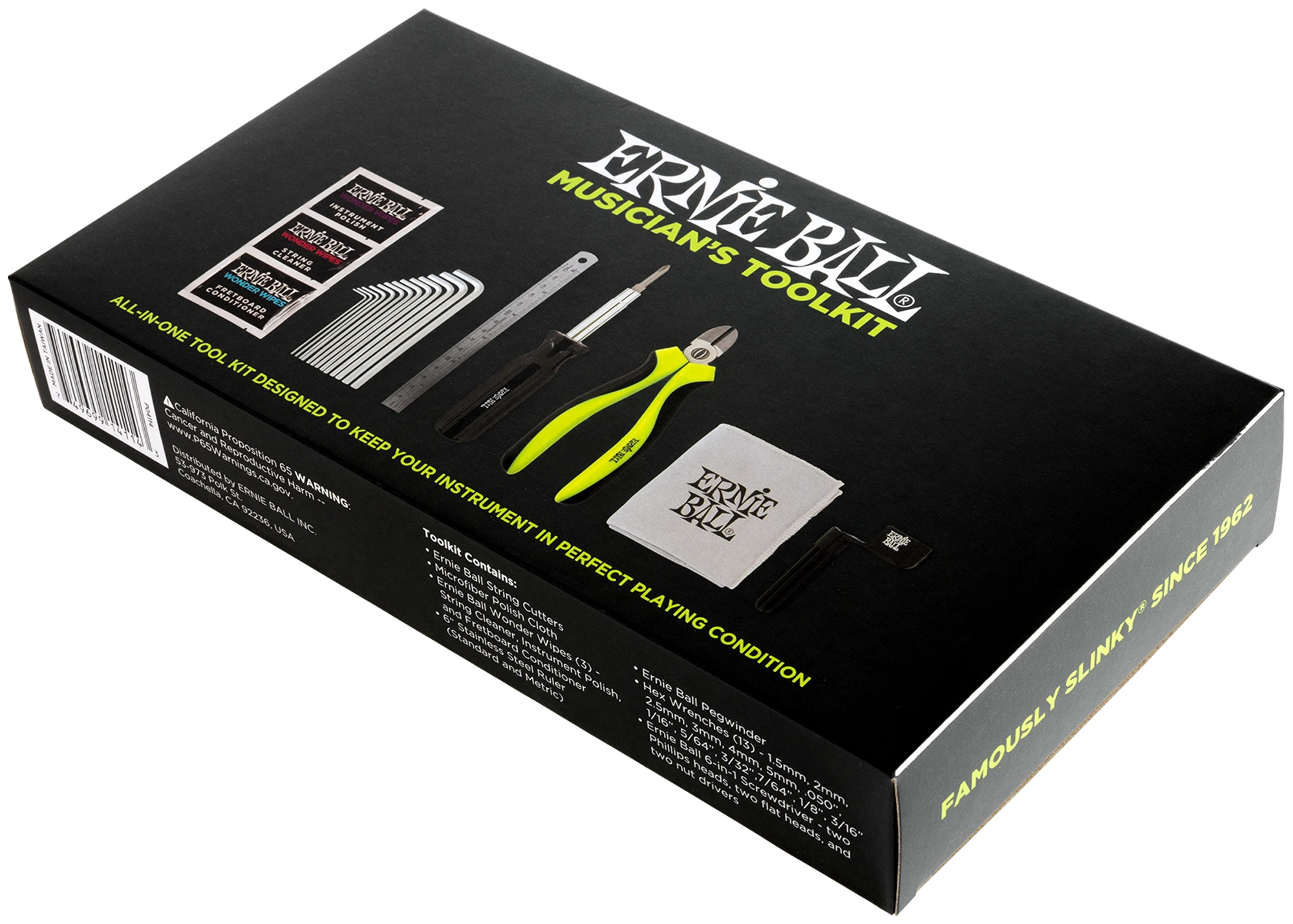 ERNIE BALL Zubehörset - Tool Kit - Gitarren Werkzeug EB4114