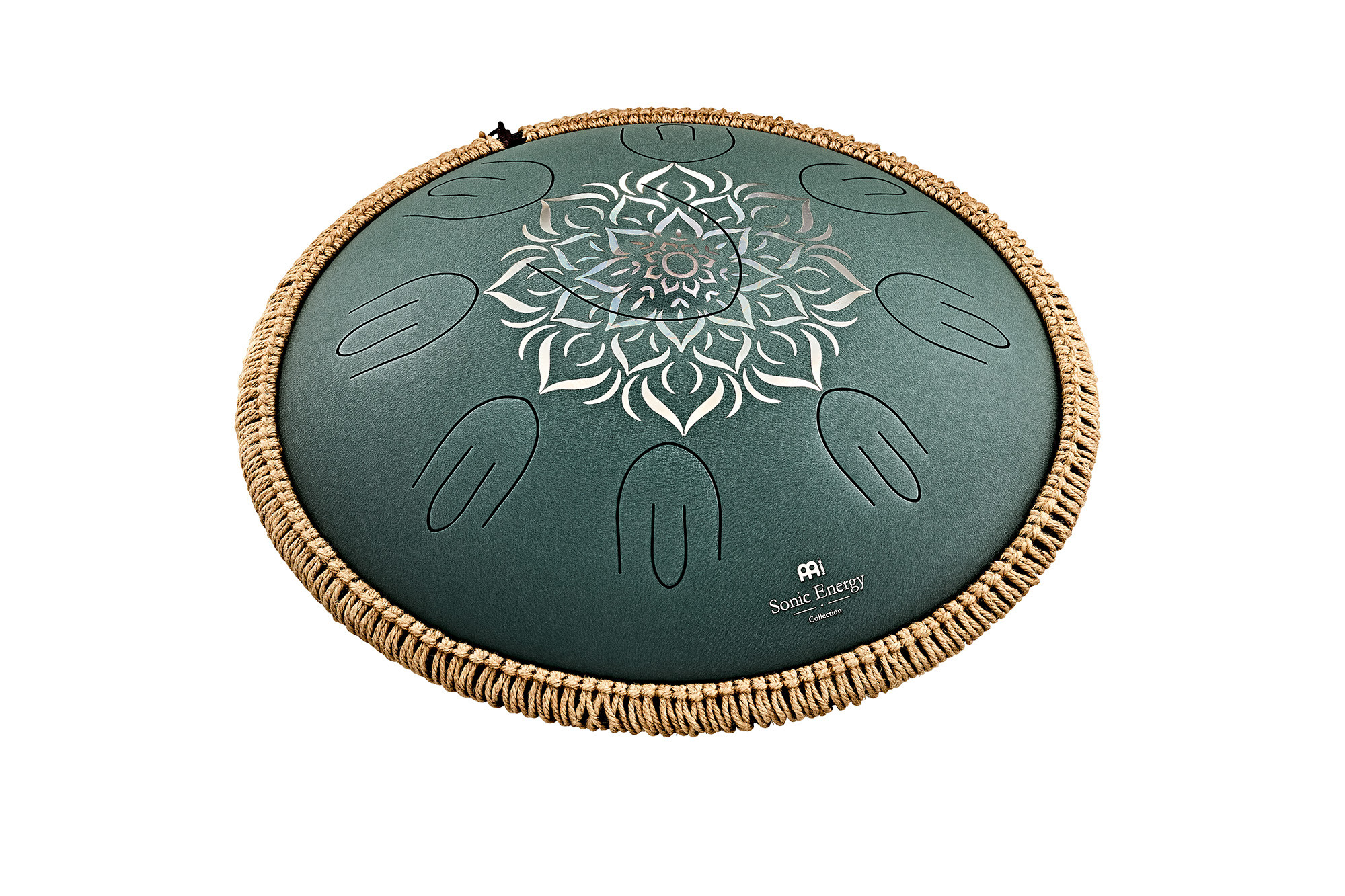 MEINL Sonic Energy OSTD3DGE  16" Octave Steel Tongue Drum, F Dur, 9 Töne, 432 Hz