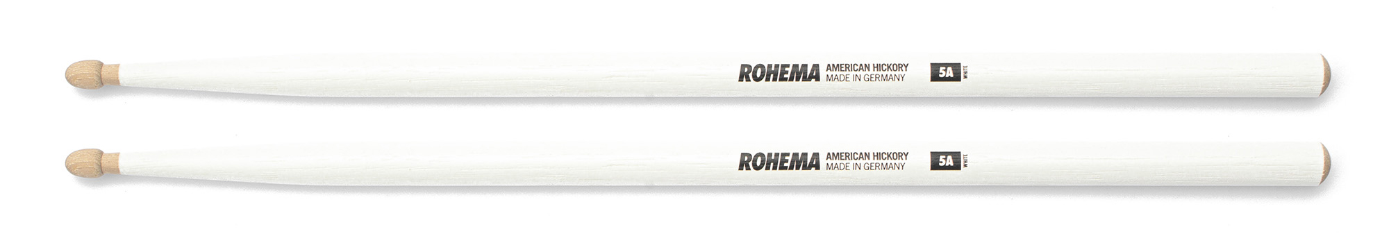 ROHEMA Drumstick 5A Classic American Hickory White 61314
