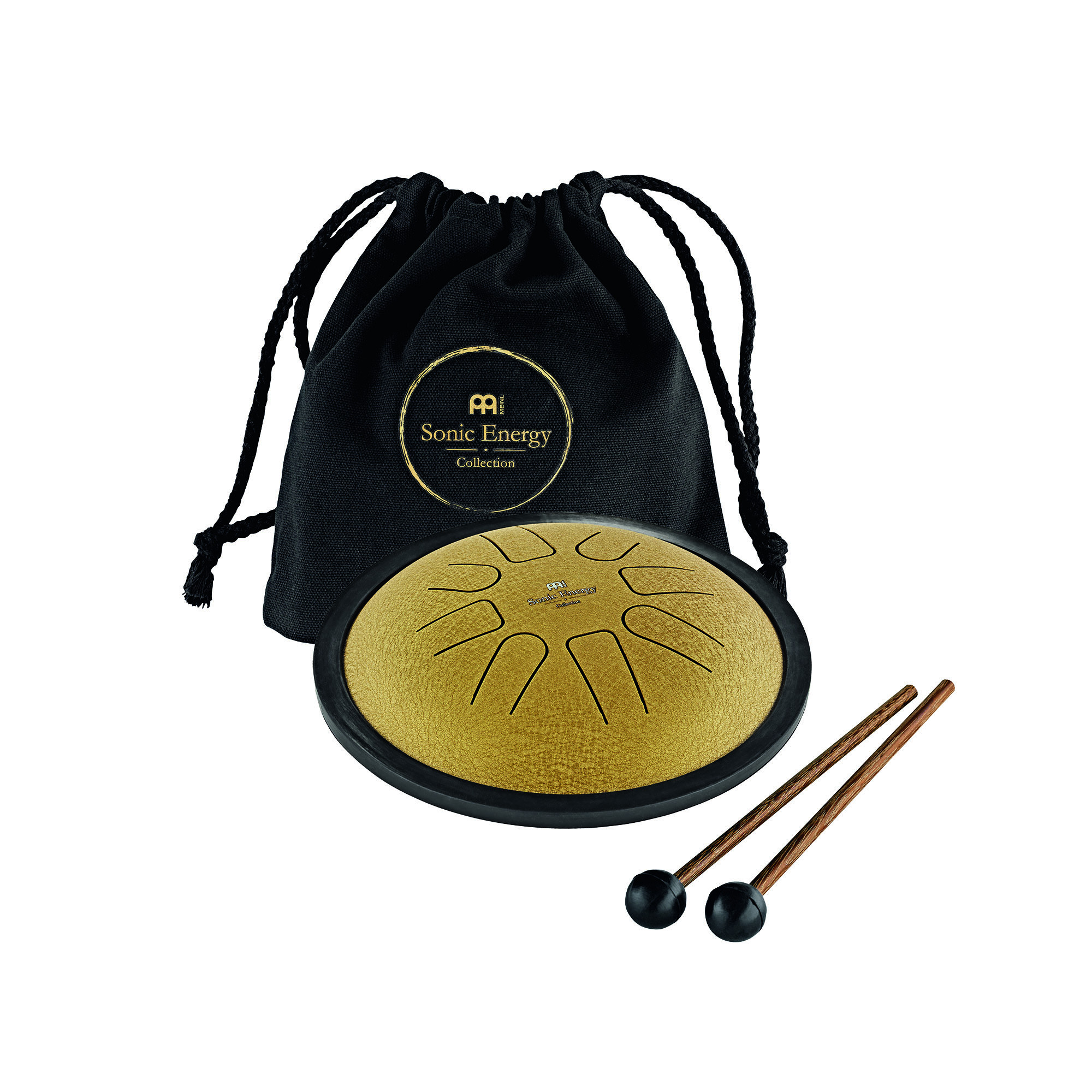 MEINL SSTD3G Sonic Energy Small Steel Tongue Drum 7" – C Moll, 440 Hz, Gold