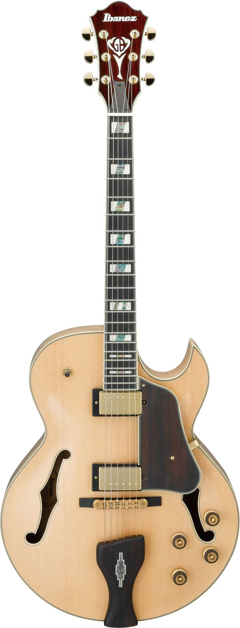 IBANEZ LGB30-NT George Benson Signature Hollowbody Gitarre - Natural + Case MF100C