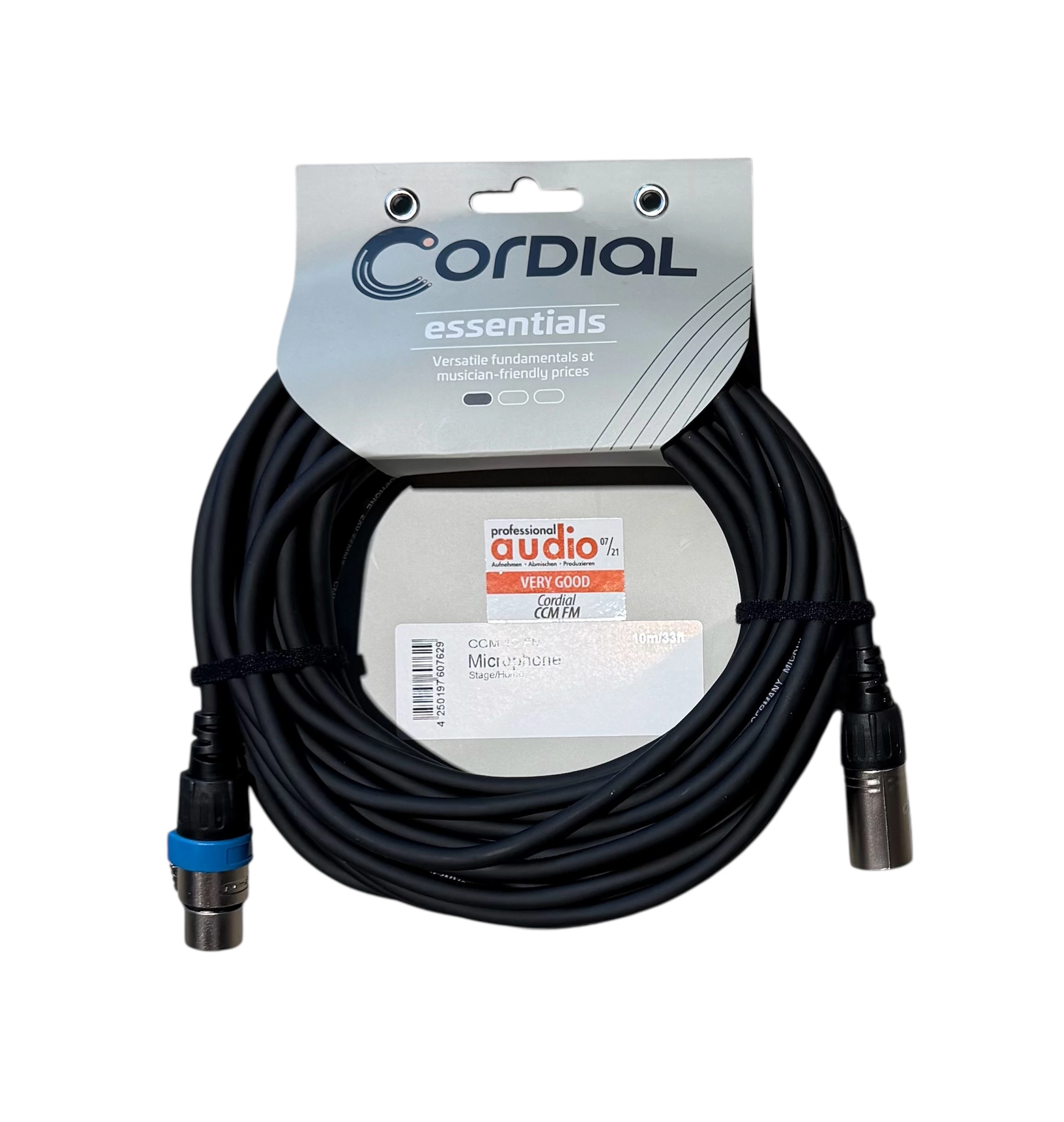 CORDIAL Mikrofonkabel CCM 10 FM 10 m black