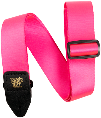 EB5321_web_image ERNIE BALL Gitarrengurt, Premium, Neonpink