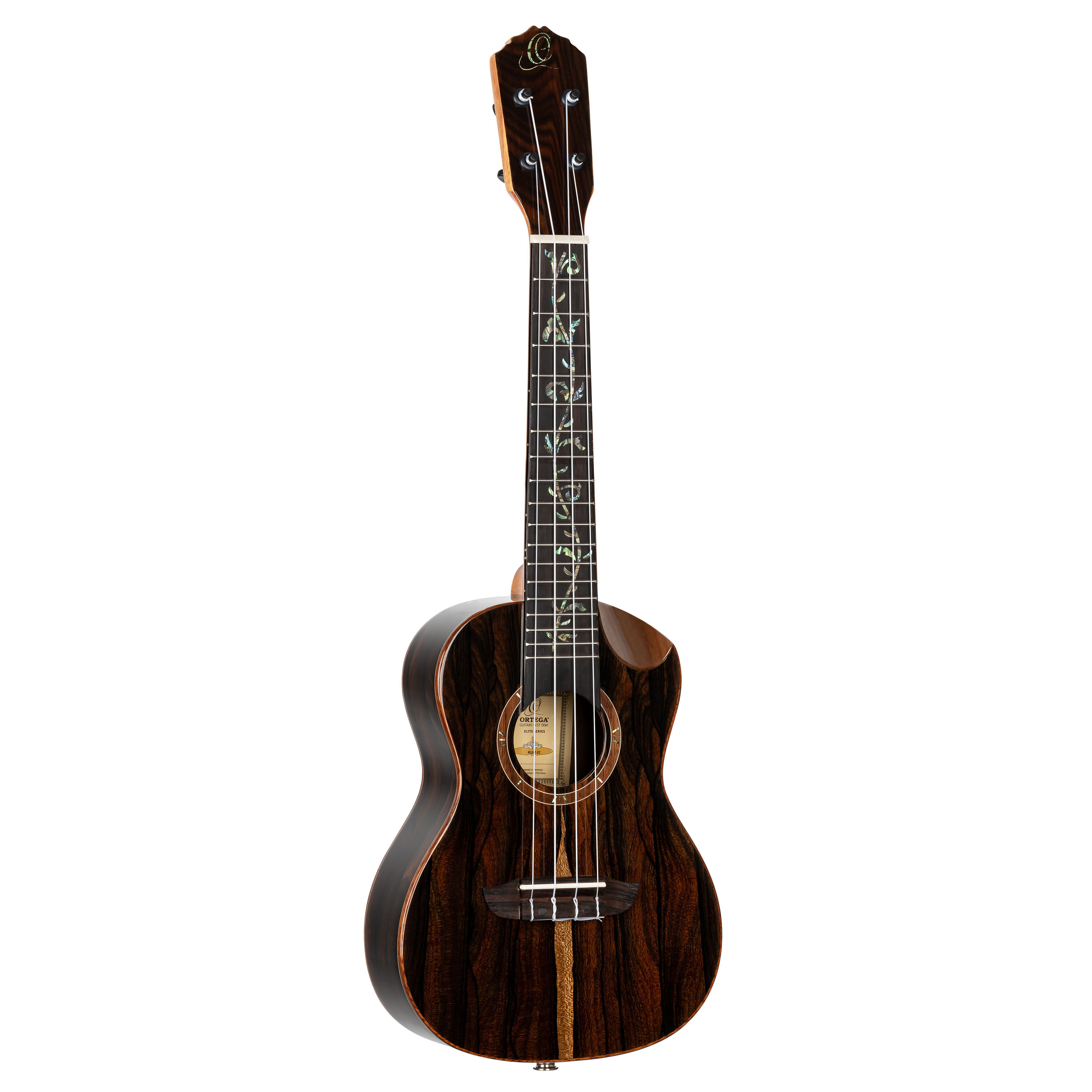 f0b4806a-2562-4663-bfee-f63071e26a76 ORTEGA RUET-ZC Elite Series Konzert Ukulele 4 String - Ziricote Decke + Bag