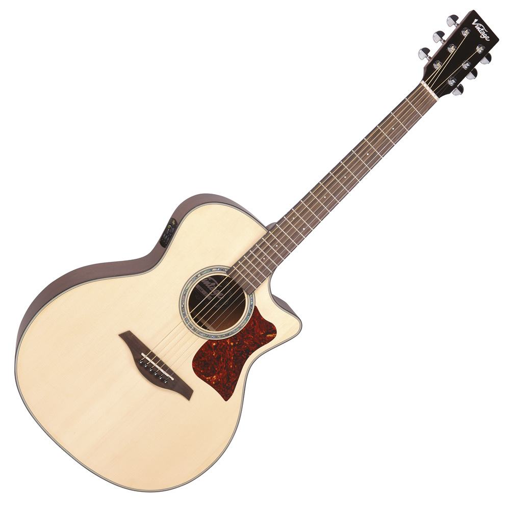 Vintage Westerngitarre VGA990N Natural Finish