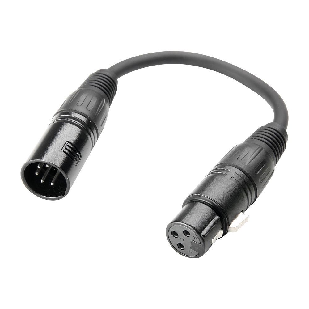ADAM HALL K3DGF0020 5 Pole DMX auf 3 Pole DMX Adapter Kabel