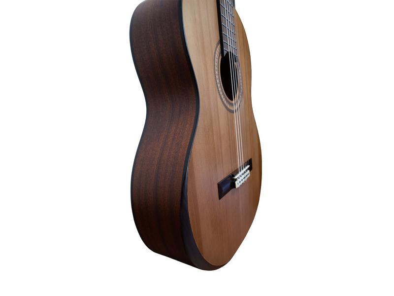 ALVARO MAESTRO MC-A06 Student Line Konzergitarre 4/4 massive Zeder, satin finish