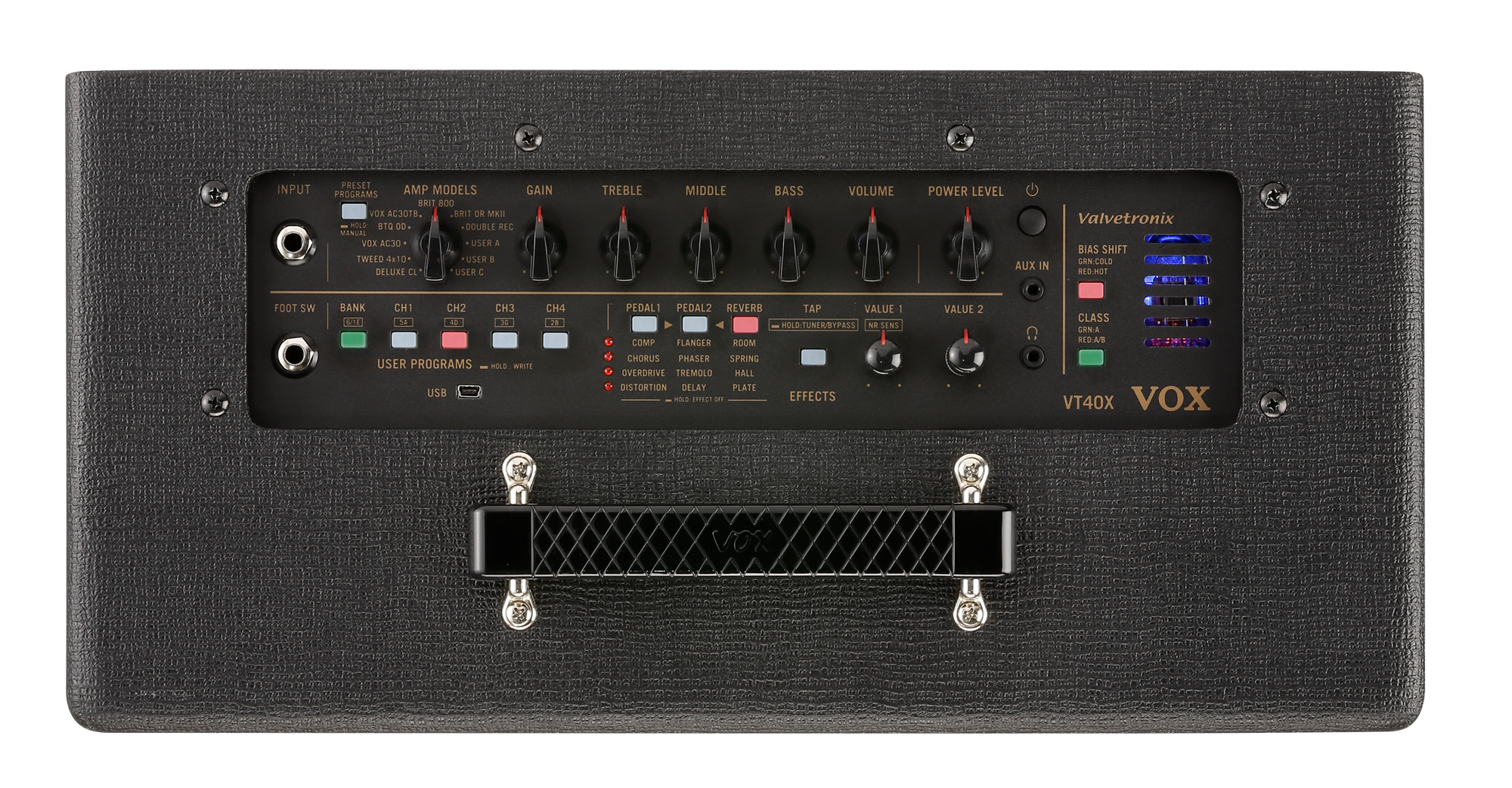VOX VT40X E-Gitarrencombo, Valvetronix, 1x10", 40W, Amp/Fx Modeling