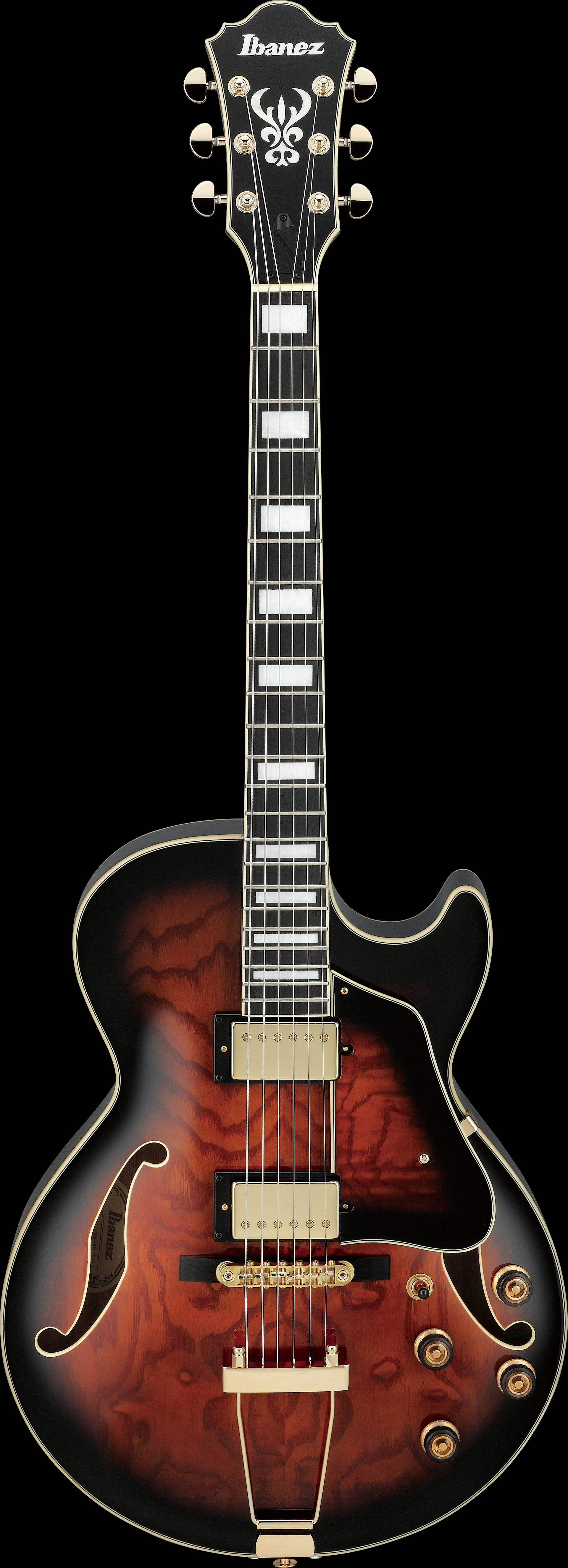 IBANEZ AG95QA Artcore Expressionist Hollowbody 6-String - Desert Brown Sunburst