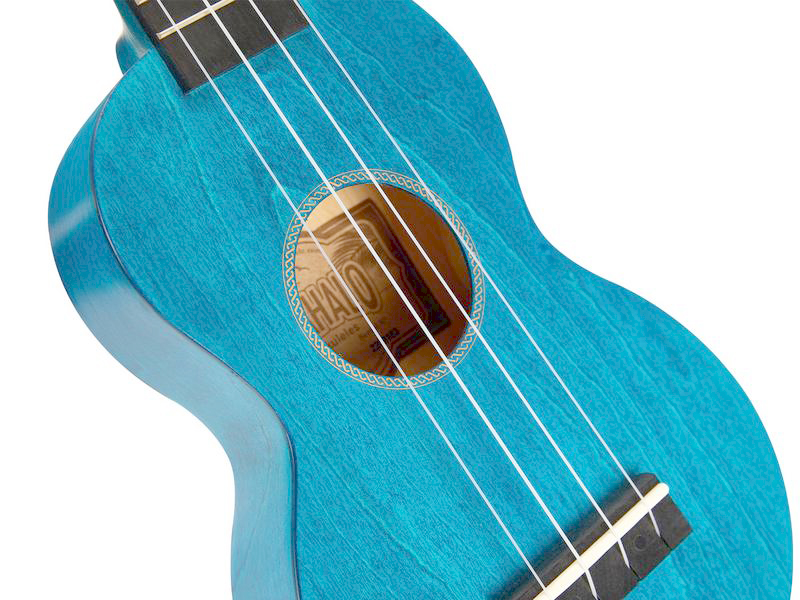 MAHALO MS1-TBU Sopranukulele Slim Line Transparent Blau mit Tasche