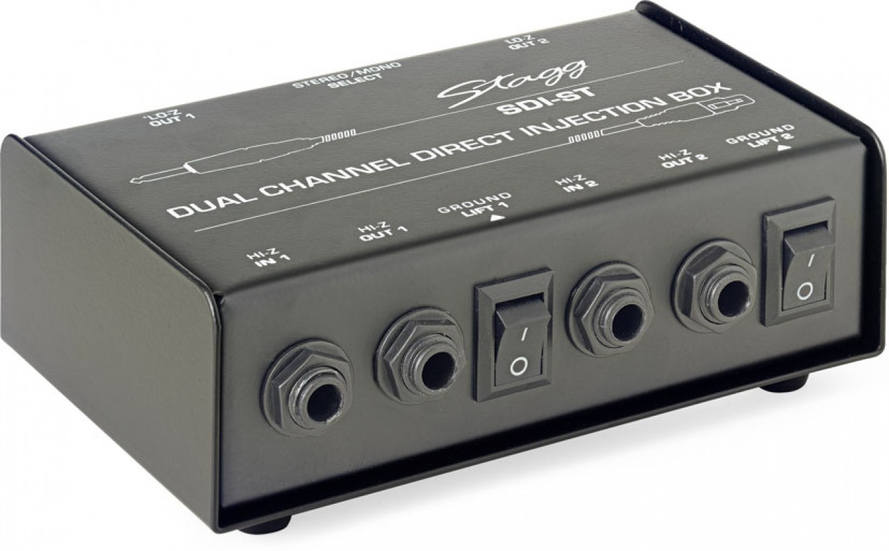 stagg_SDI-ST STAGG SDI-ST 2-Kanal DI Box Mono / Stereo