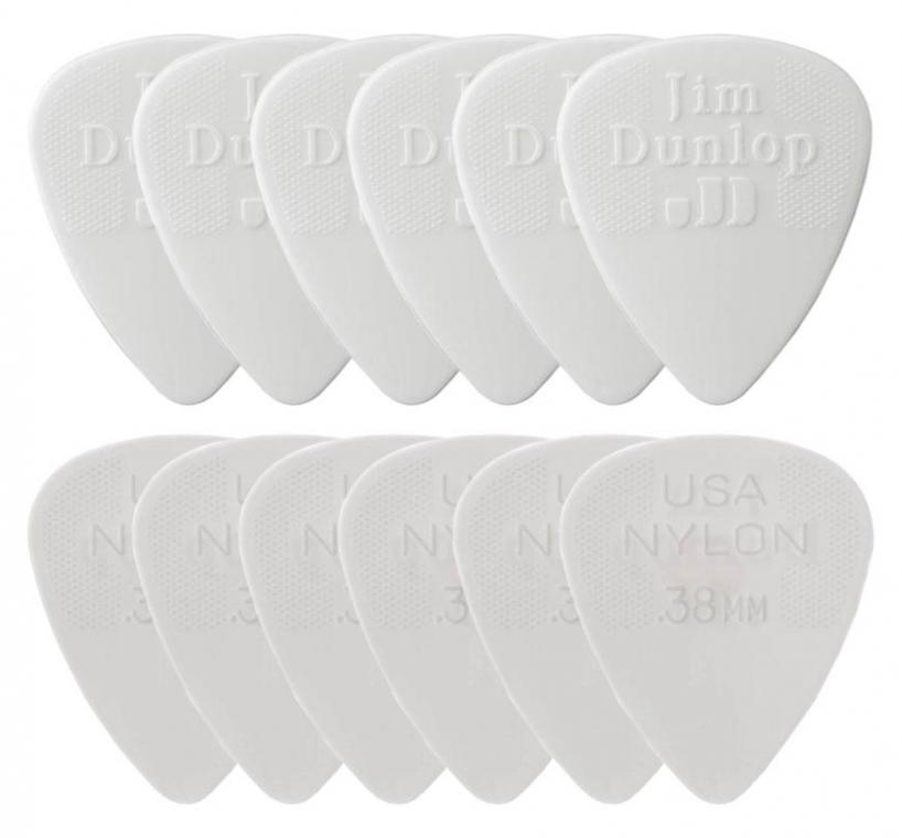 Dunlop Nylon Standard Picks 0,38 mm 12er Player's Pack