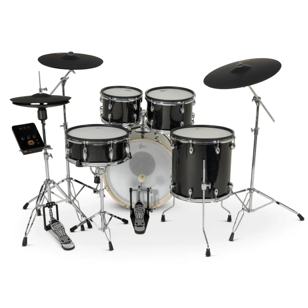 GRETSCH Catalina EVO 5 Piece Kit - Black Sparkle – E-Drumset