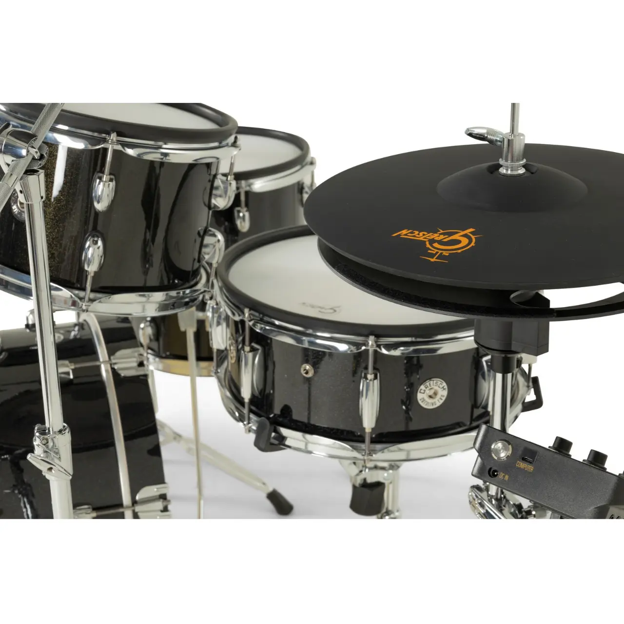 GRETSCH Catalina EVO 4 Piece Kit - Black Sparkle - E-Drumset
