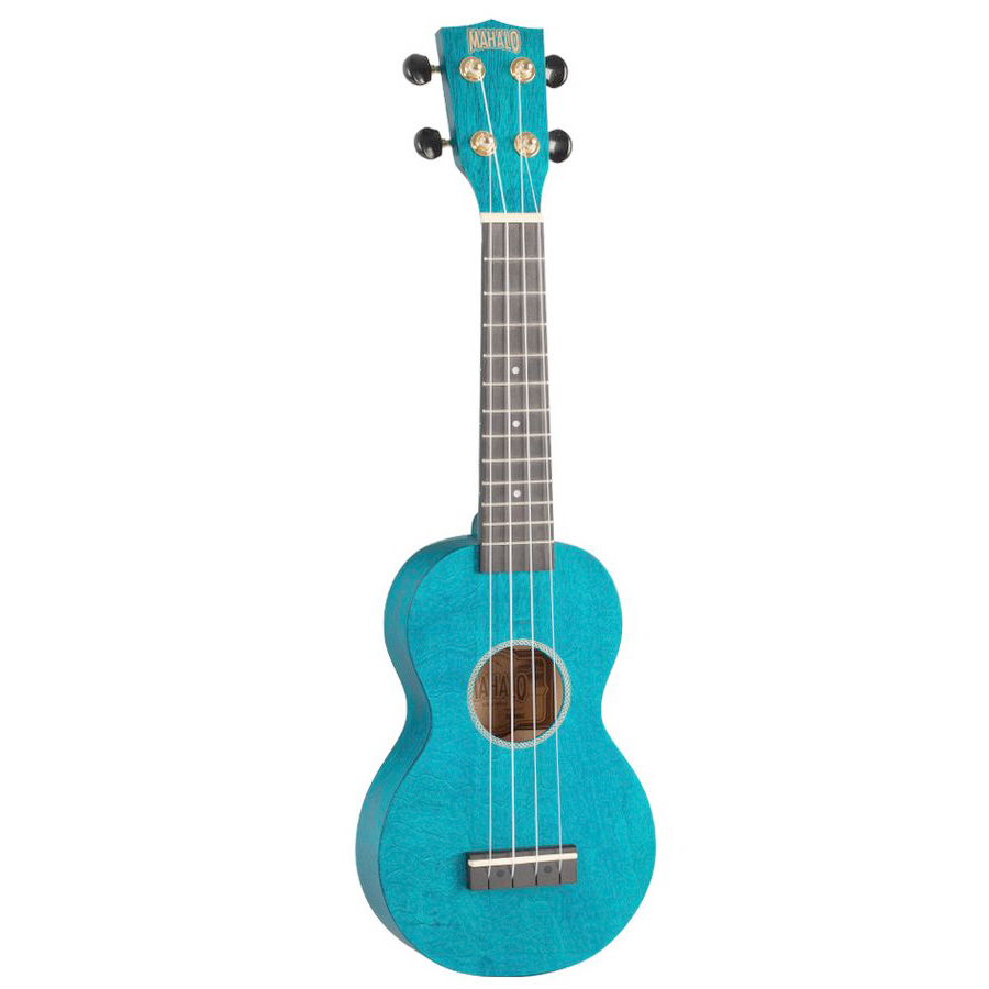 MAHALO MS1-TBU Sopranukulele Slim Line Transparent Blau mit Tasche