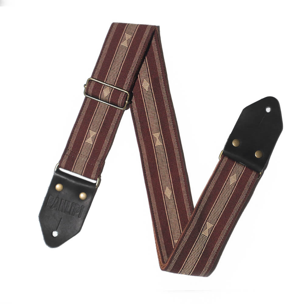 PANLIPI SAG03 Sagada 5x140cm Guitar Strap ChocoBeige