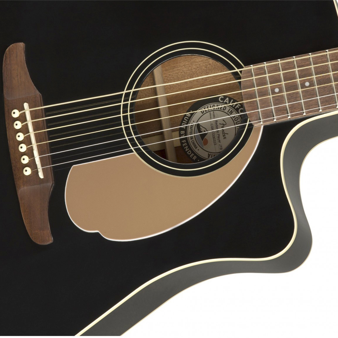 FENDER Redondo Player Jetty Black - Westerngitarre
