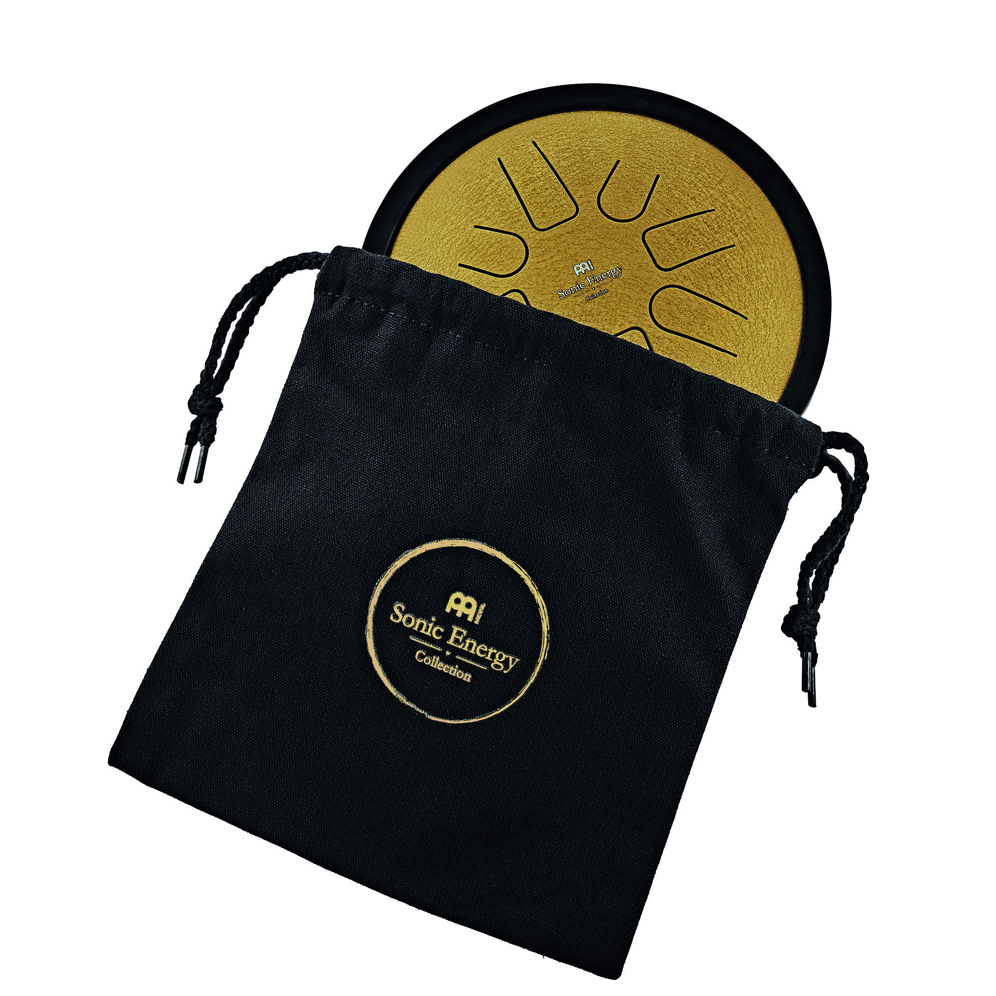 MEINL SSTD3G Sonic Energy Small Steel Tongue Drum 7" – C Moll, 440 Hz, Gold