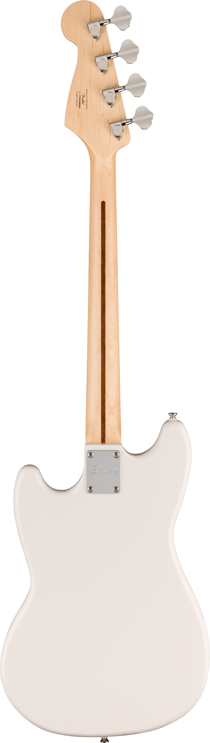 SQUIER Sonic Bronco Bass, Maple Fingerboard, White Pickguard, Arctic White