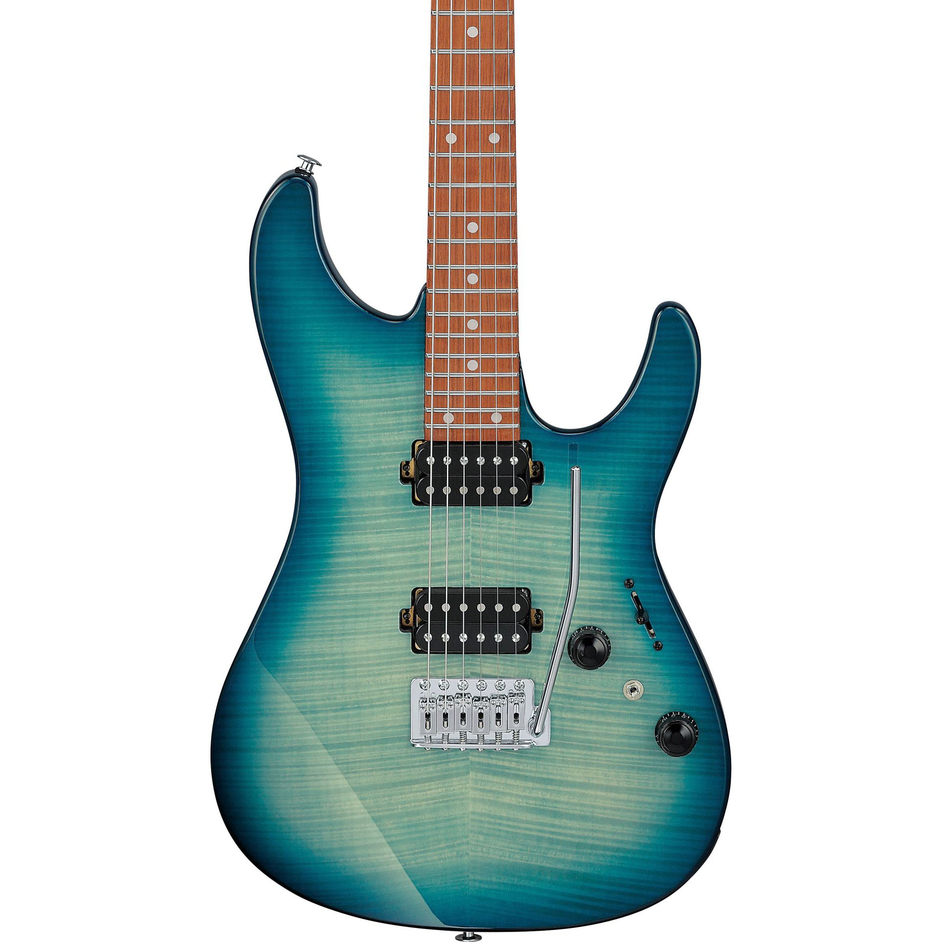 IBANEZ AZ24S1F-TXB E-Gitarre Transparent Turquoise Burst
